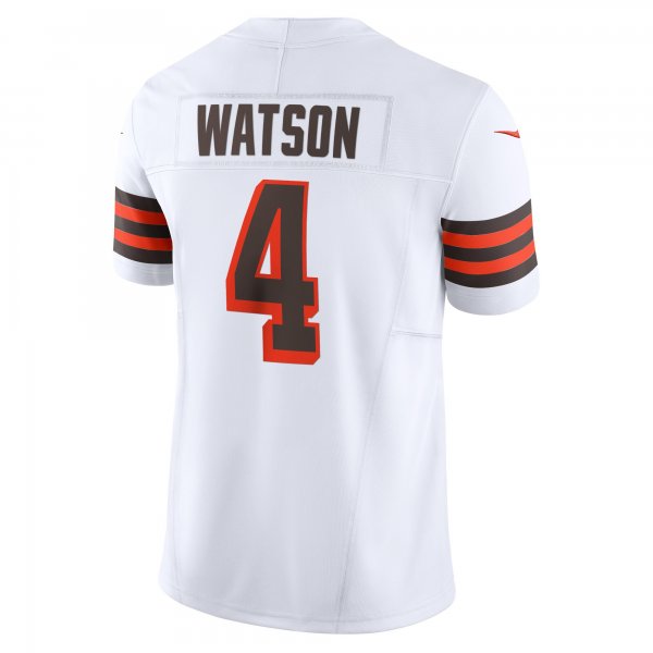 Men's Cleveland Browns Deshaun Watson Nike White Vapor F.U.S.E. Limited Jersey