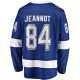 Men's Tampa Bay Lightning Tanner Jeannot Fanatics Blue Home Breakaway Jersey