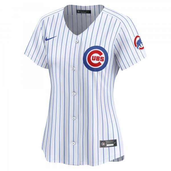 Women's Chicago Cubs Dansby Swanson Nike White Home Limited Player Jersey