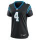 Women's Carolina Panthers Eddy Pineiro Nike Black Team Game Jersey