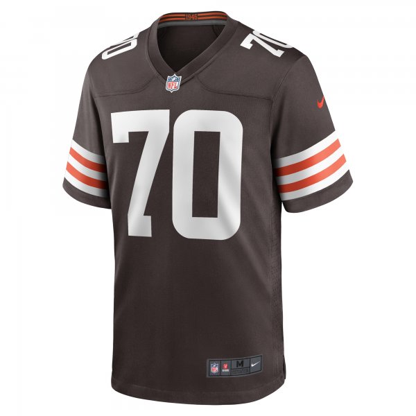 Men's Cleveland Browns Drew Forbes Nike  Brown Team Game Jersey