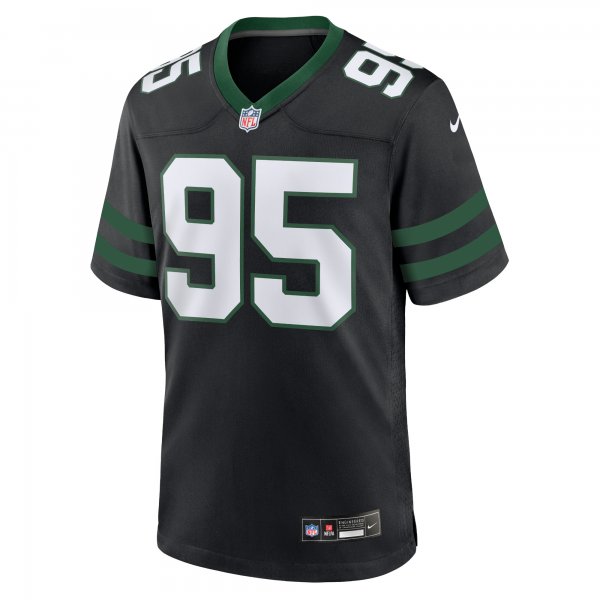 Men's New York Jets Quinnen Williams Nike Legacy Black Alternate Game Jersey