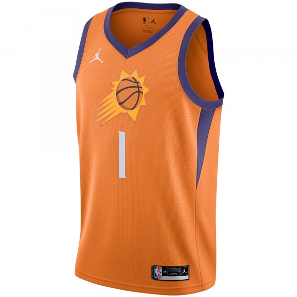 Men's Phoenix Suns Devin Booker Jordan Brand Orange 2020/21 Swingman Jersey - Statement Edition