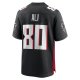 Men's Atlanta Falcons Josh Ali Nike  Black Team Game Jersey