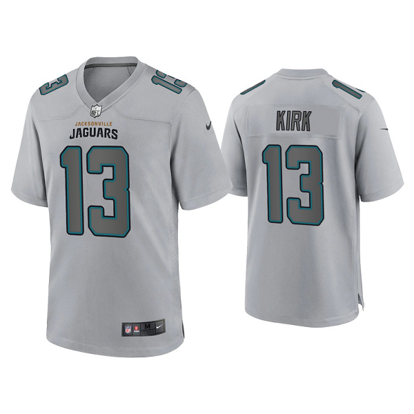 Men's Jacksonville Jaguars Christian Kirk Gray Atmosphere Fashion Game Jersey