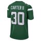 Men's New York Jets Michael Carter II Nike Gotham Green Game Jersey