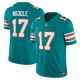 Men's Miami Dolphins #17 Jaylen Waddle Nike Aqua Vapor F.U.S.E. Limited NFL Jersey