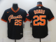 Men San Francisco Giants #25 Bonds Black Game 2021 Nike MLB Jersey