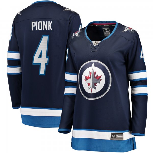 Women's Winnipeg Jets Neal Pionk Fanatics Navy Home Breakaway Player Jersey