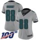 Women's Philadelphia Eagles #88 Dallas Goedert SilverStitched NFL Limited Inverted Legend 100th Season Jersey