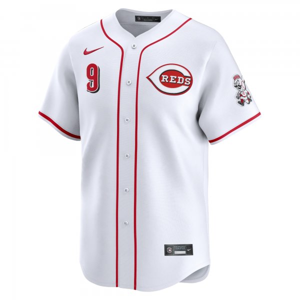 Men's Cincinnati Reds Matt McLain Nike White Home Limited Player Jersey