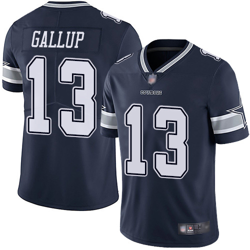 Dallas Cowboys #13 Michael Gallup Navy Blue Team Color Youth Stitched NFL Vapor Untouchable Limited Jersey