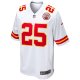 Men's Kansas City Chiefs Clyde Edwards-Helaire Nike White Game Jersey