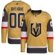 Men's Vegas Golden Knights  adidas Gold Home  Primegreen Custom Jersey