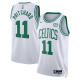 Youth Nike Boston Celtics #11 Payton Pritchard White NBA Swingman Badge Player Jersey