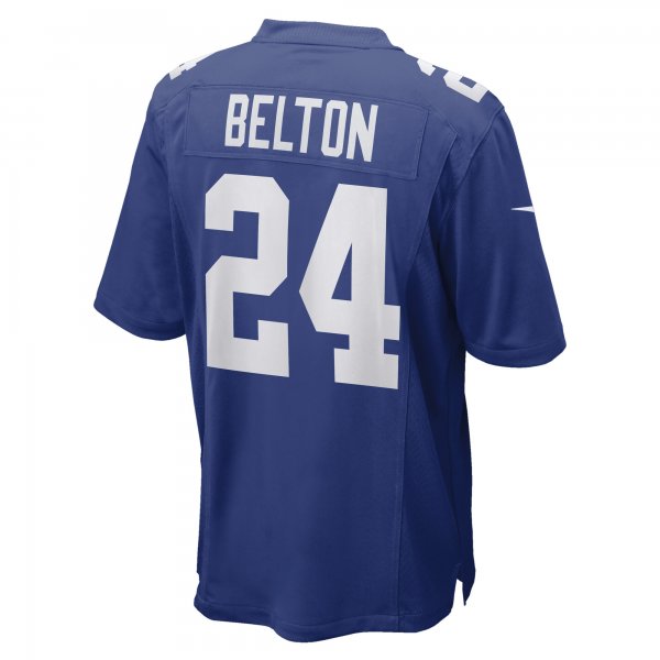 Men's New York Giants Dane Belton Nike Royal Game Player Jersey