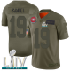 San Francisco 49ers #19 Deebo Samuel Camo Super Bowl LIV Bound Men's Stitched NFL Limited 2019 Salute To Service Jersey