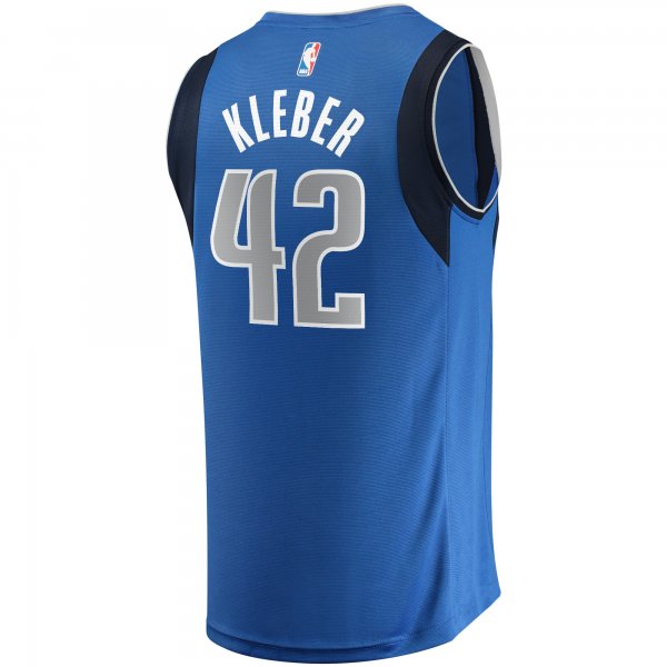 Youth Dallas Mavericks Maxi Kleber Fanatics Blue Fast Break Player Jersey - Icon Edition