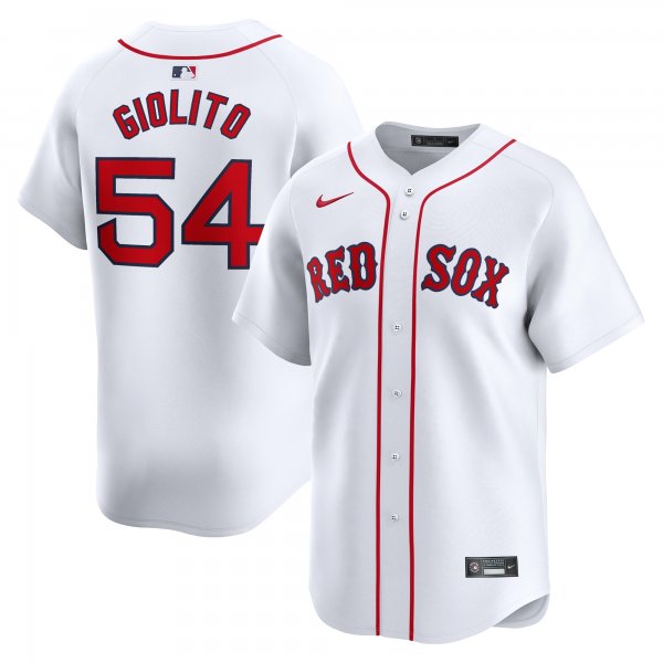 Men's Boston Red Sox Lucas Giolito Nike White Home Limited Player Jersey