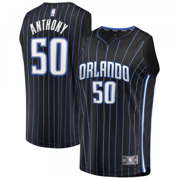 Men's Orlando Magic Cole Anthony Fanatics Black Fast Break Replica Jersey - Icon Edition