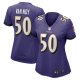 Women's Baltimore Ravens Kyle Van Noy Nike  Purple  Game Jersey