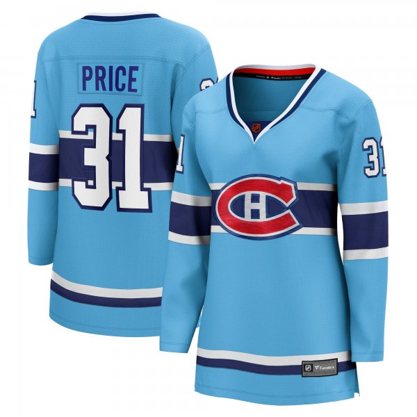 Women's Montreal Canadiens Carey Price Fanatics Light Blue Special Edition 2.0 Breakaway Player Jersey