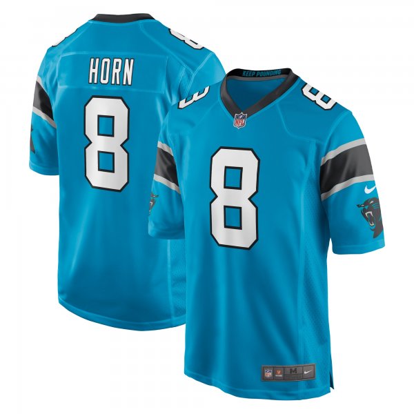 Men's Carolina Panthers Jaycee Horn Nike Blue Game Jersey