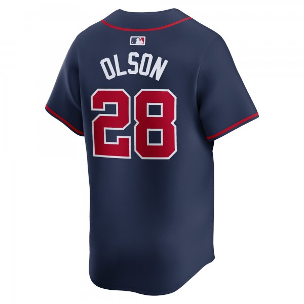 Men's Atlanta Braves Matt Olson Nike Navy Alternate Limited Player Jersey