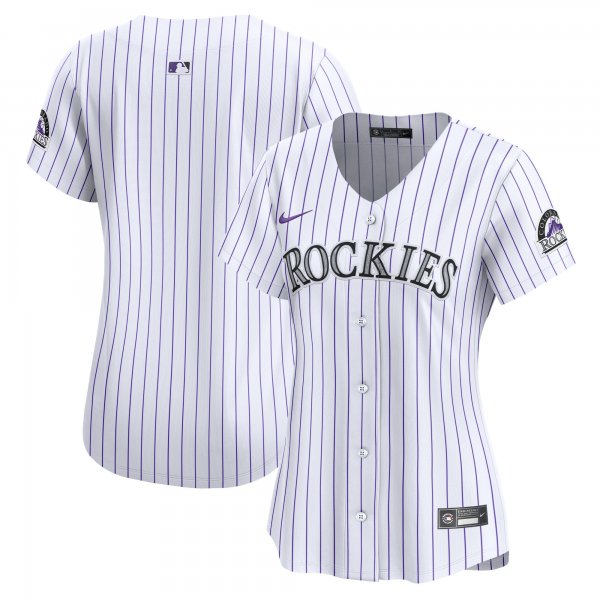 Women's Colorado Rockies Nike White Home Limited Jersey