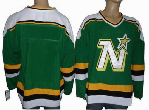 Dallas Stars Blank Stitched Green NHL Jersey