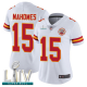 Kansas City Chiefs #15 Patrick Mahomes White Super Bowl LIV Bound Women's Stitched NFL Vapor Untouchable Limited Jersey