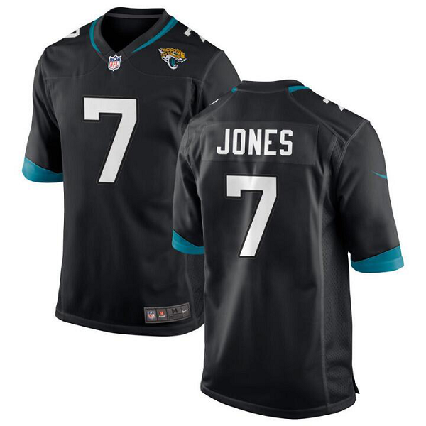 Men's Jacksonville Jaguars #7 JAGUARS ZAY JONES Nike Game Black Jersey