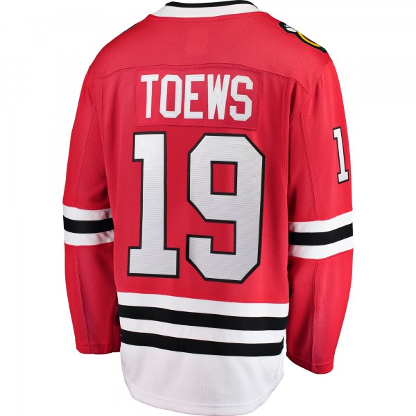 Men's Chicago Blackhawks Jonathan Toews Fanatics Red Breakaway Player Jersey