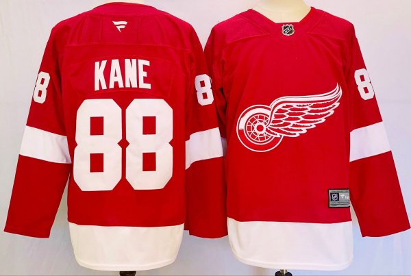 Men's #88 Patrick Kane Detroit Red Wings Red City Edition Jersey