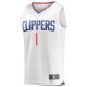 Youth LA Clippers James Harden Fanatics White Fast Break Player Jersey - Association Edition