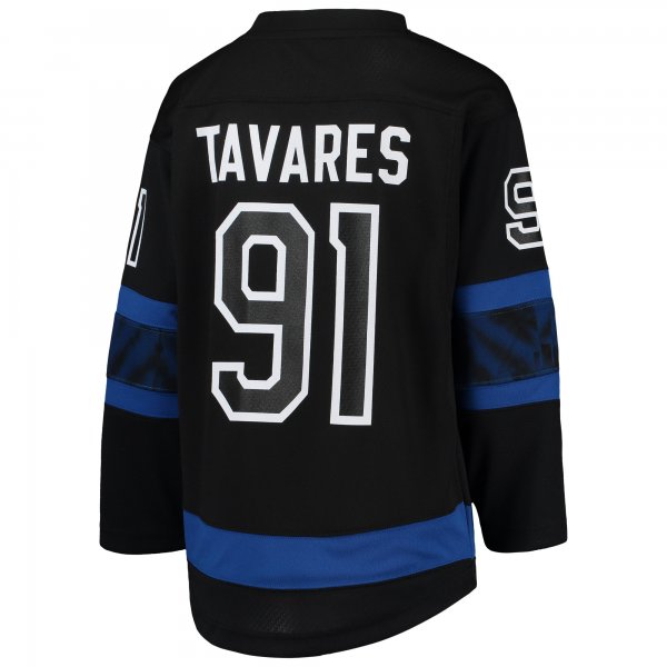 Youth Toronto Maple Leafs John Tavares Black Alternate Replica Player Jersey