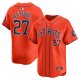 Men's Houston Astros Jose Altuve Nike Orange Alternate Limited Player Jersey