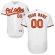 Baltimore Orioles White Flex Base Men's Customized MLB Jersey