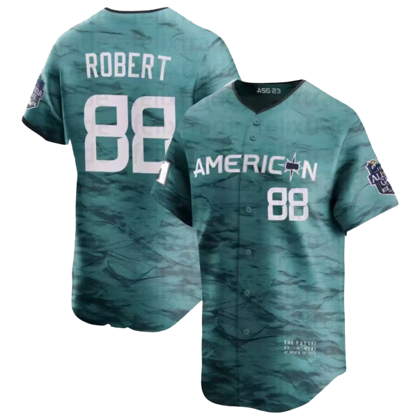 Men's American League #88 Luis Robert Jr. Nike Teal 2023 MLB All-Star Limited Cool Base Jersey