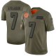 Men's Cincinnati Bengals #7 Boomer Esiason Camo Stitched NFL Limited 2019 Salute To Service Jersey