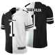 Men's Nike NFL Miami Dolphins #1 Tua Tagovailoa Black White Peaceful Coexisting Split 2020 Vapor Untouchable Stitched Limited Jersey