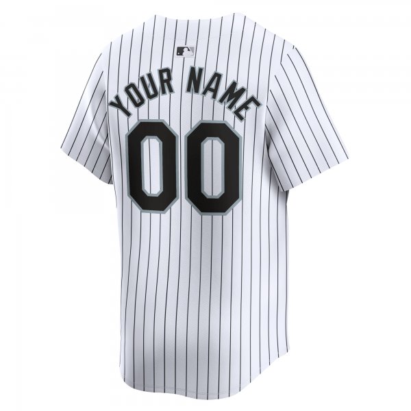 Men's Chicago White Sox Nike White Home Limited Custom Jersey