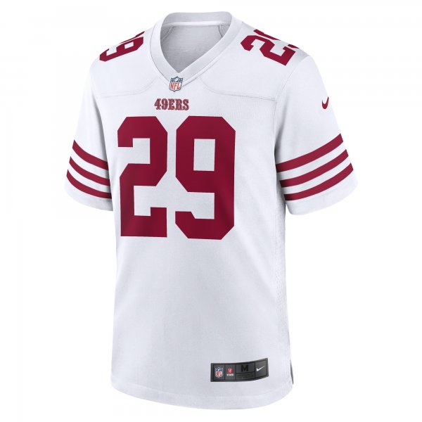 Men's San Francisco 49ers Talanoa Hufanga Nike White Away Game Player Jersey