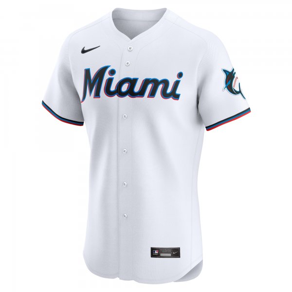 Men's Miami Marlins Nike White Home Elite Pick-A-Player Retired Roster Jersey