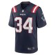 Men's New England Patriots Quandre Mosely Nike Navy Home Game Player Jersey