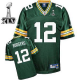 Green Bay Packers #12 Aaron Rodgers Green Super Bowl XLV Stitched Youth NFL Jersey