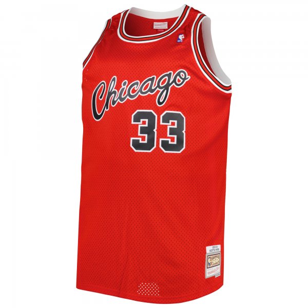 Men's Chicago Bulls Scottie Pippen Mitchell & Ness Red Big & Tall Hardwood Classics 2003/04 Swingman Jersey