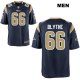 Men's Nike Los Angeles Rams #66 Austin Blythe Home Navy Game Football NFL Jersey