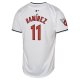 Youth Cleveland Guardians Jose Ramirez Nike White Home Limited Player Jersey