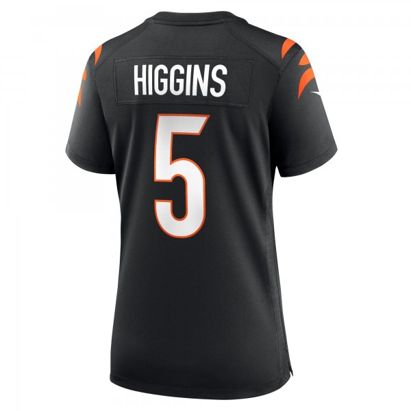 Women's Cincinnati Bengals Tee Higgins Nike Black Game Player Jersey